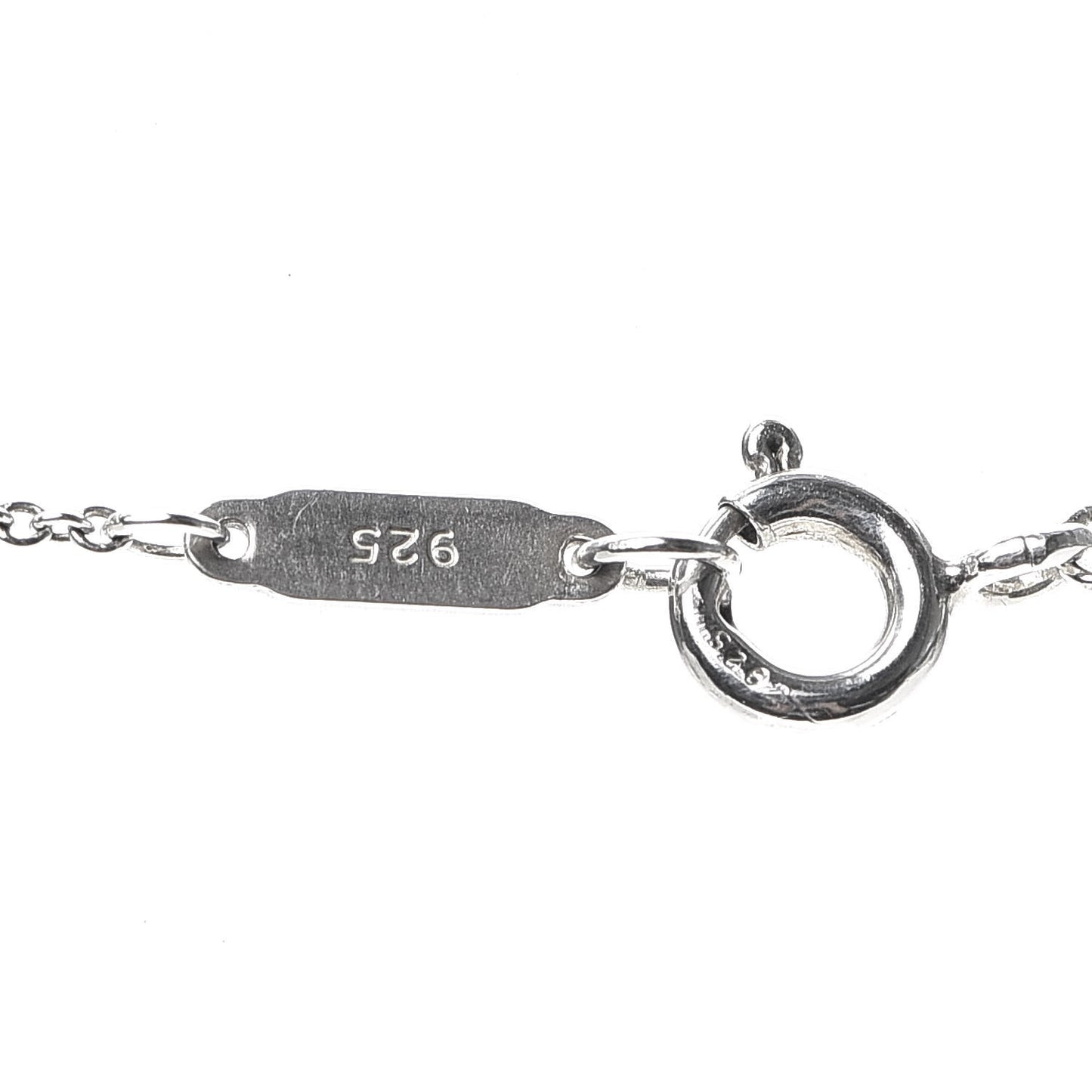 Sterling Silver Double Heart Lariat Pendant Necklace