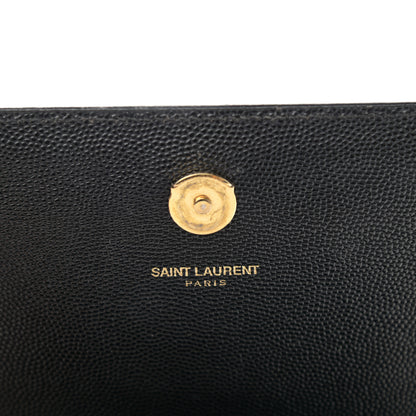 Saint Laurent Grain De Poudre Small Monogram Kate Satchel Black 7 of 10