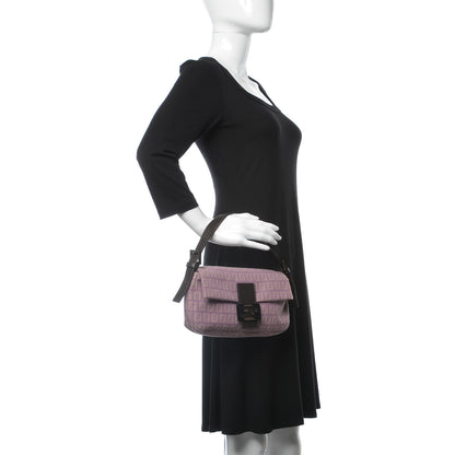 Fendi Zucchino Baguette Purple 2 of 8