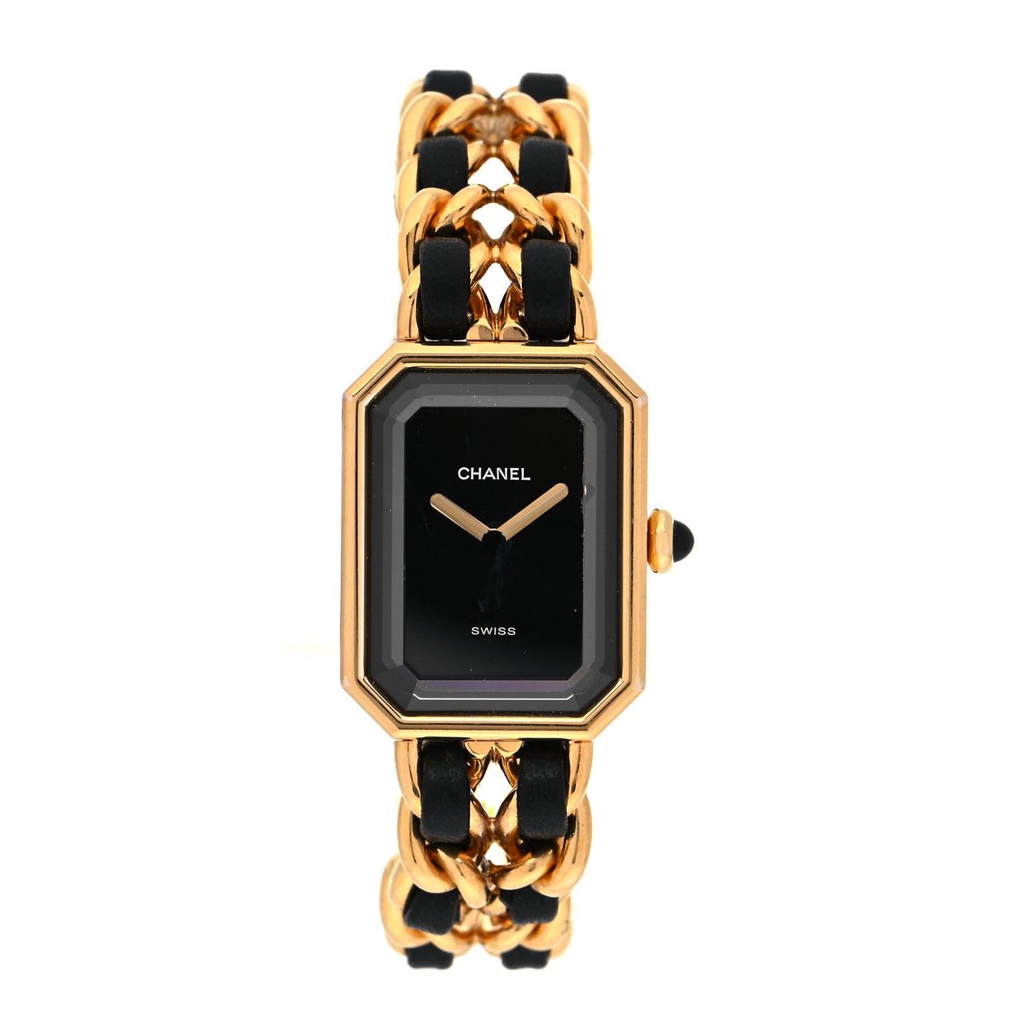 Stainless Steel Lambskin 20mm Chain Premiere Quartz Watch Gold M