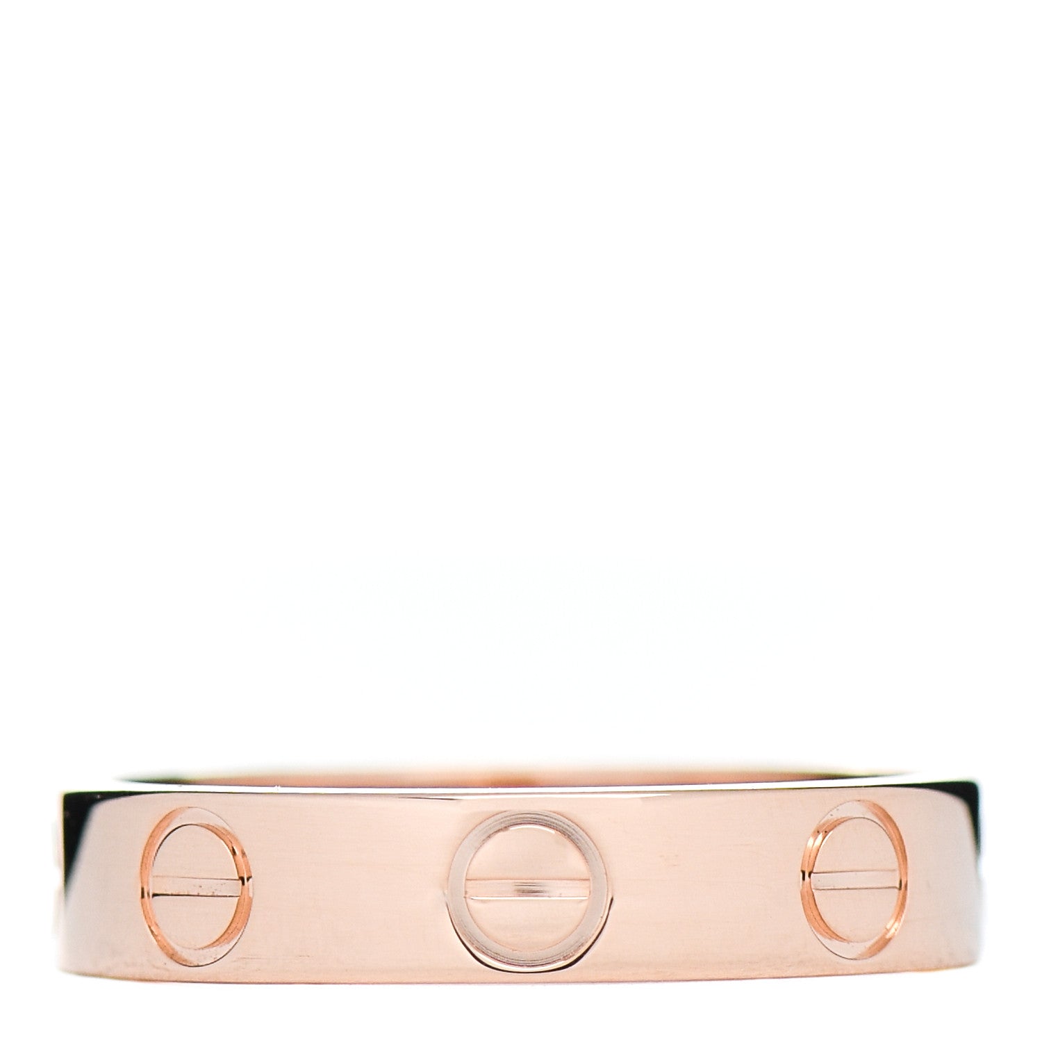Cartier 18K Pink Gold 3.5mm LOVE Wedding Band Ring 47 4 1 of 4