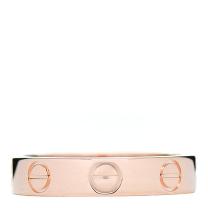 Cartier 18K Pink Gold 3.5mm LOVE Wedding Band Ring 47 4 1 of 4