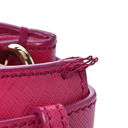 Salvatore Ferragamo Printed Calfskin Beky Tote Pink 9 of 9