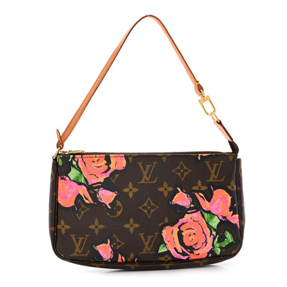 Louis Vuitton Monogram Roses Pochette Accessories 1 of 10