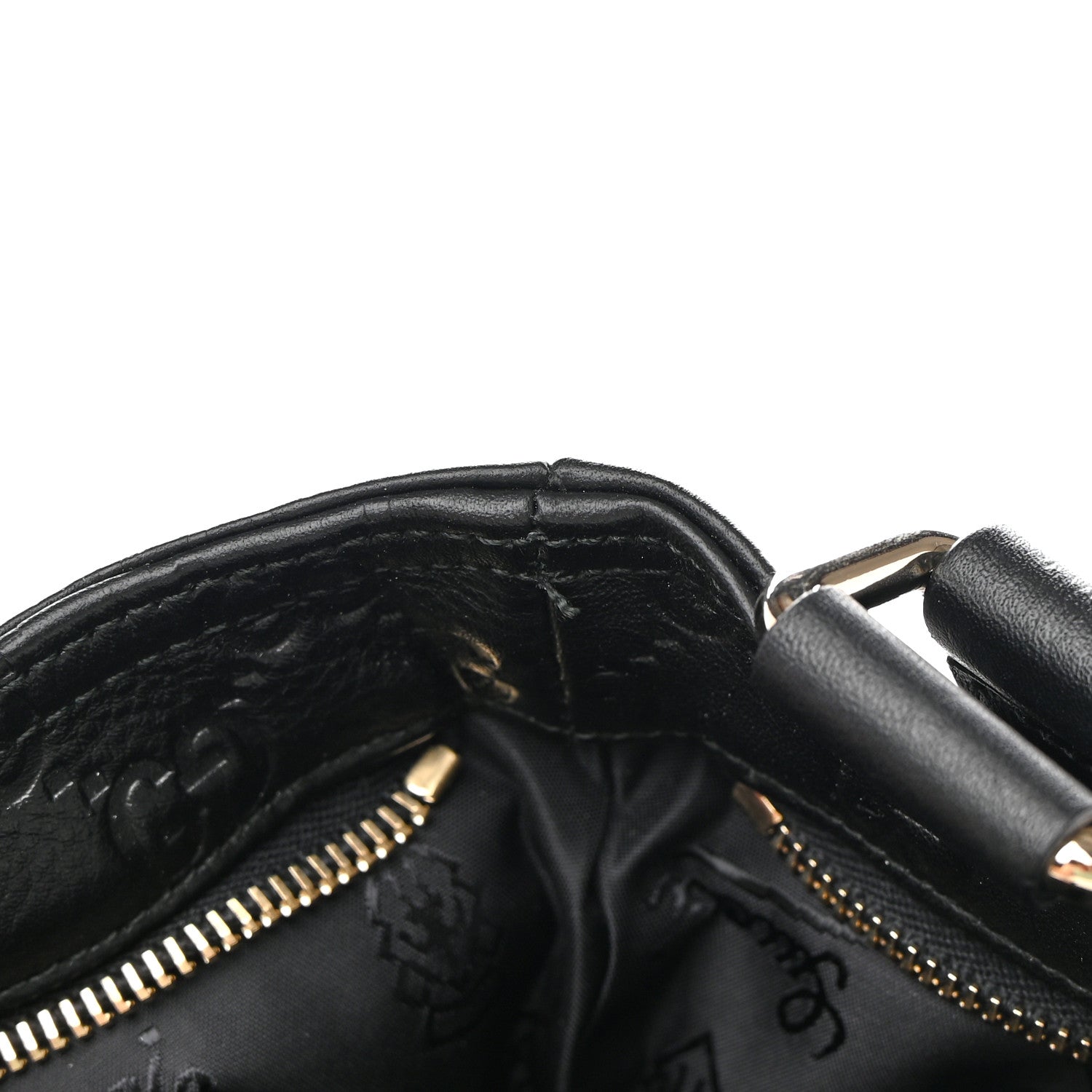 Gucci Guccissima Flat Messenger Bag Black 12 of 12