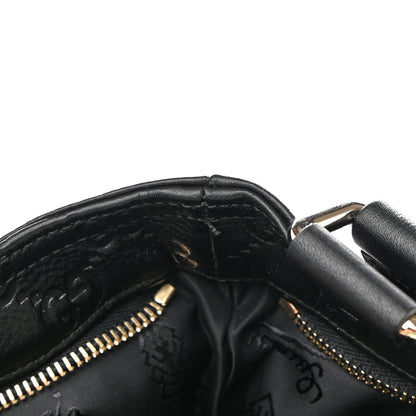 Gucci Guccissima Flat Messenger Bag Black 12 of 12