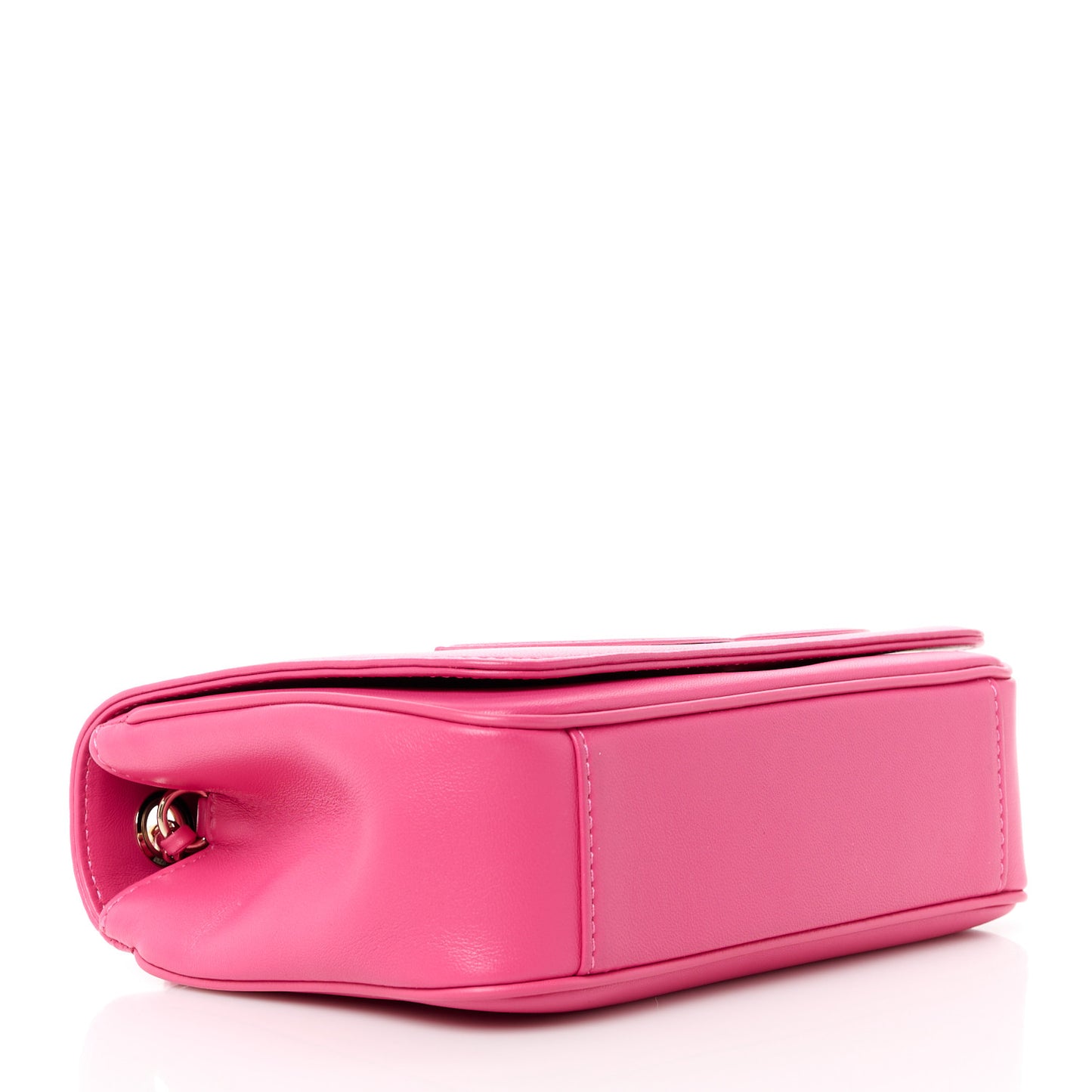 Lambskin CC Mania Flap Bag Pink