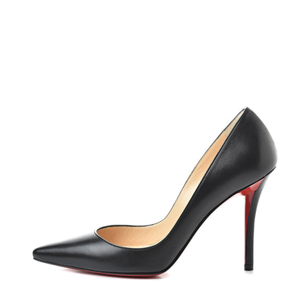 Christian Louboutin Kid Apostrophy 100 Pumps 36.5 Black 1 of 10