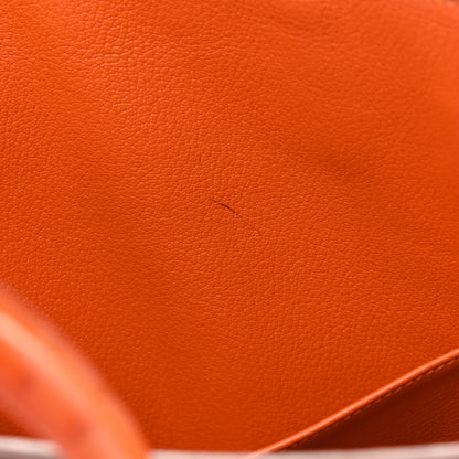 Hermes Ostrich HAC Birkin 32 Orange 13 of 20