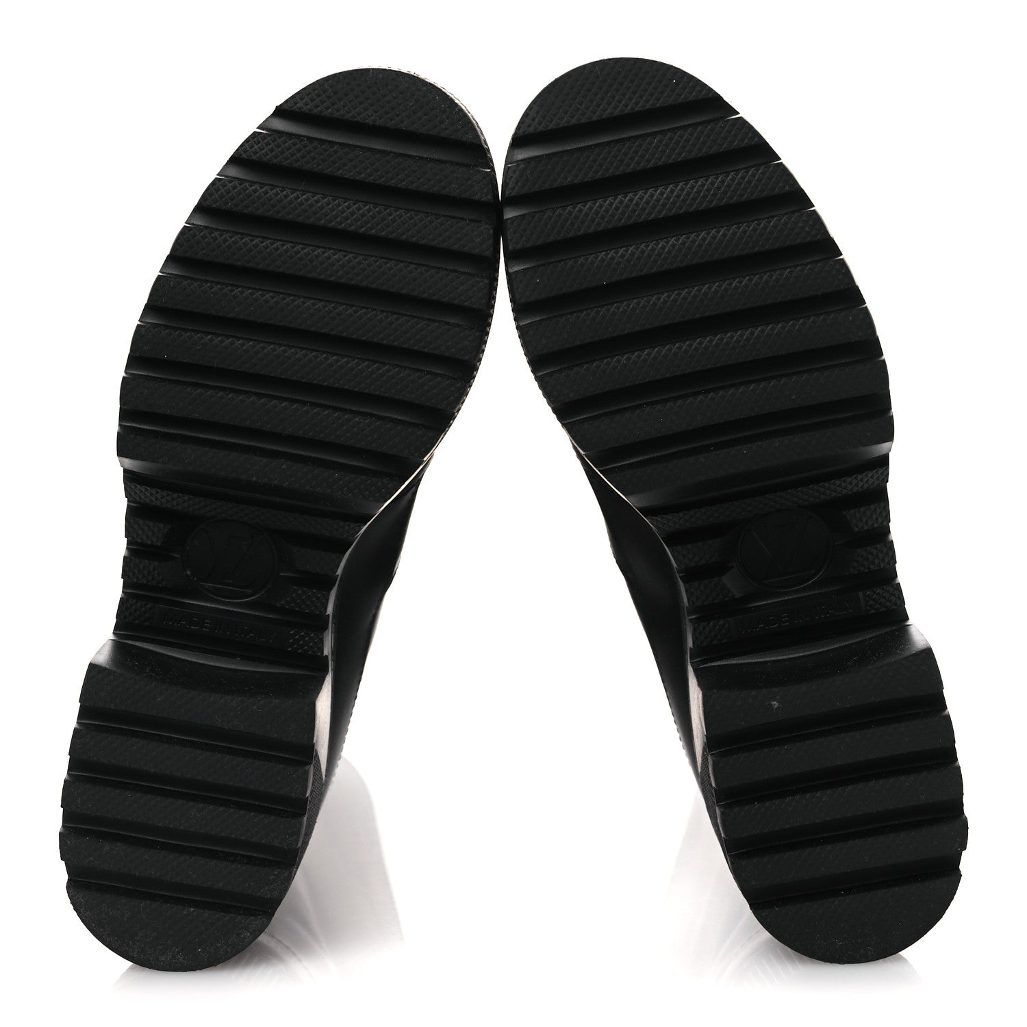 Louis Vuitton Calfskin Laureate Platform High Boots 36 Black