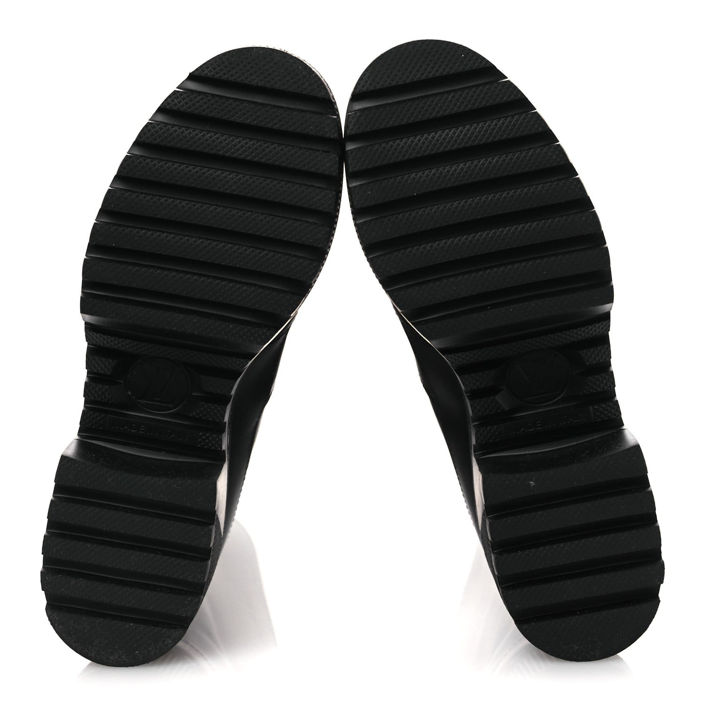 Calfskin Laureate Platform High Boots 36 Black