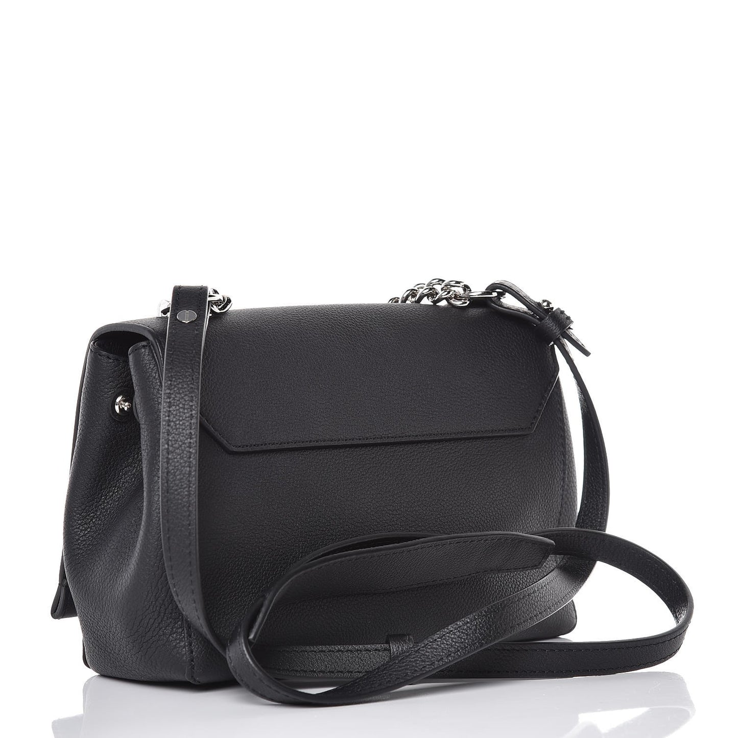 Calfskin Lockme II Chain Bag BB Black