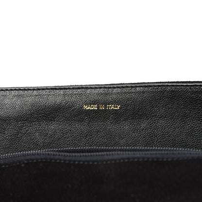 Chanel Suede Quilted Small Flap Bag Black 6 of 11