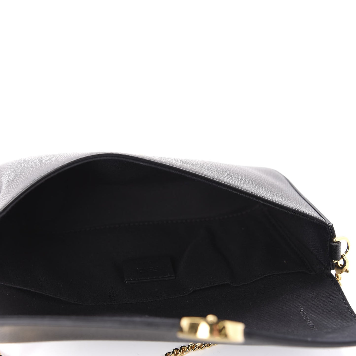 Vitello Cruise F is Fendi Envelope Wallet on Chain with Pouches Black