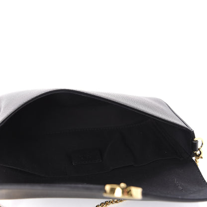 Fendi Vitello Cruise F is Fendi Envelope Wallet on Chain with Pouches Black 5 of 11