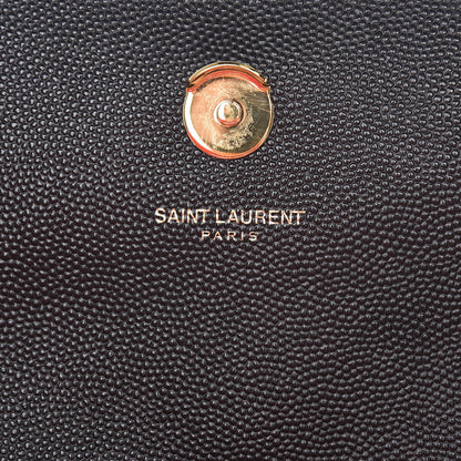 Saint Laurent Grain De Poudre Small Monogram Kate Satchel Black 6 of 10