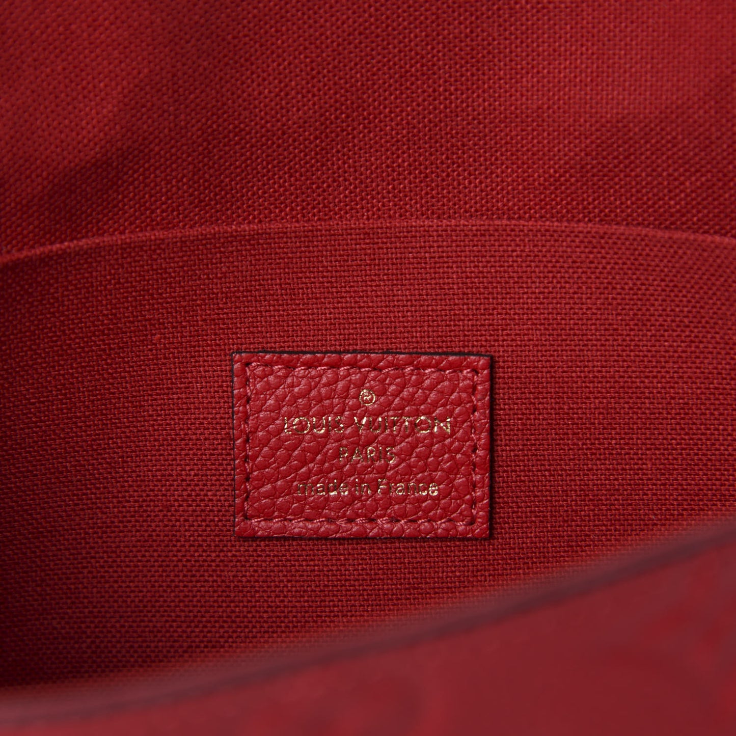 Empreinte Pochette Felicie Chain Wallet Scarlet