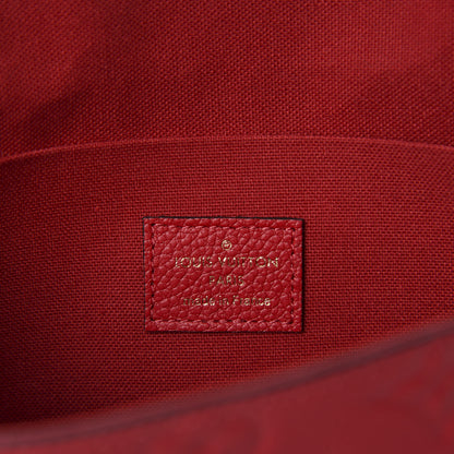 Louis Vuitton Empreinte Pochette Felicie Chain Wallet Scarlet 9 of 12