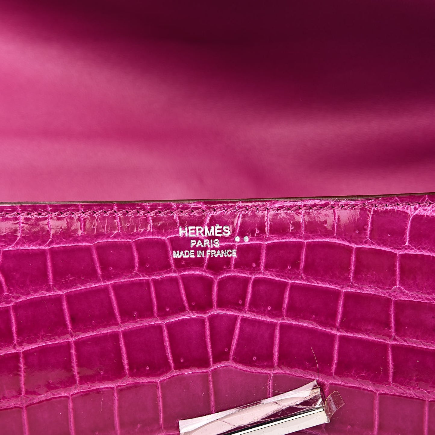 Shiny Niloticus Crocodile Egee Clutch Rose Scheherazade