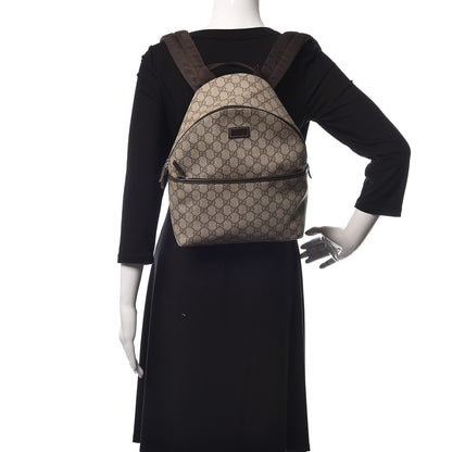 Gucci GG Supreme Monogram Margaux Calfskin Childrens Day Backpack Beige Ebony Cocoa Dark Chocolate 2 of 10