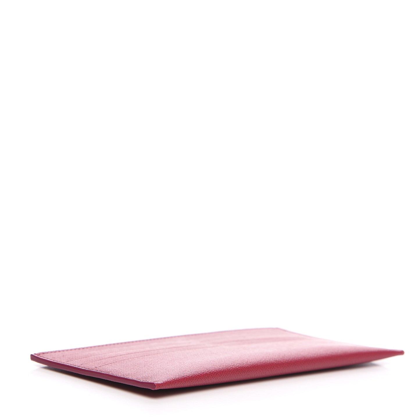 Calfskin Felicie Card Holder Insert Fuchsia