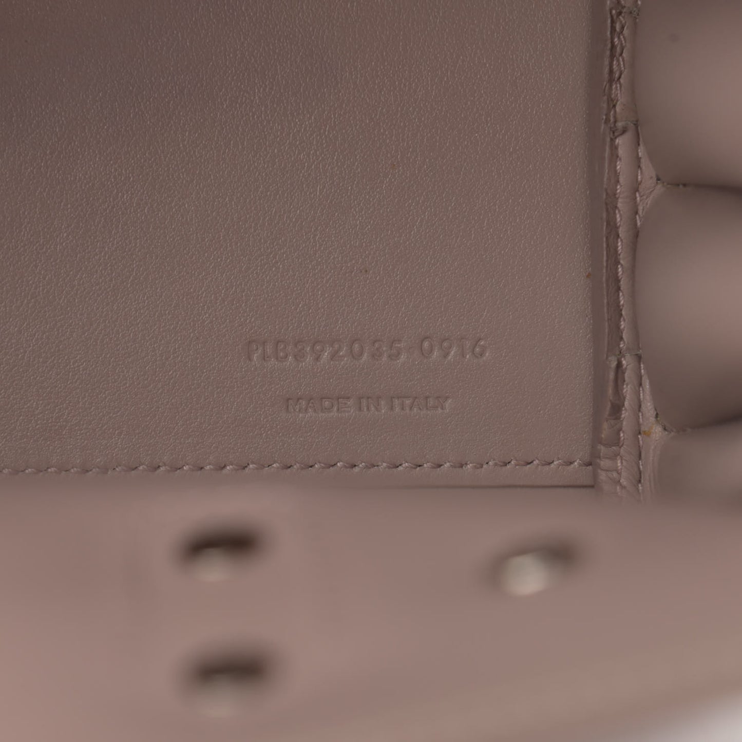 Grained Calfskin Nano Sac De Jour Antique Rose
