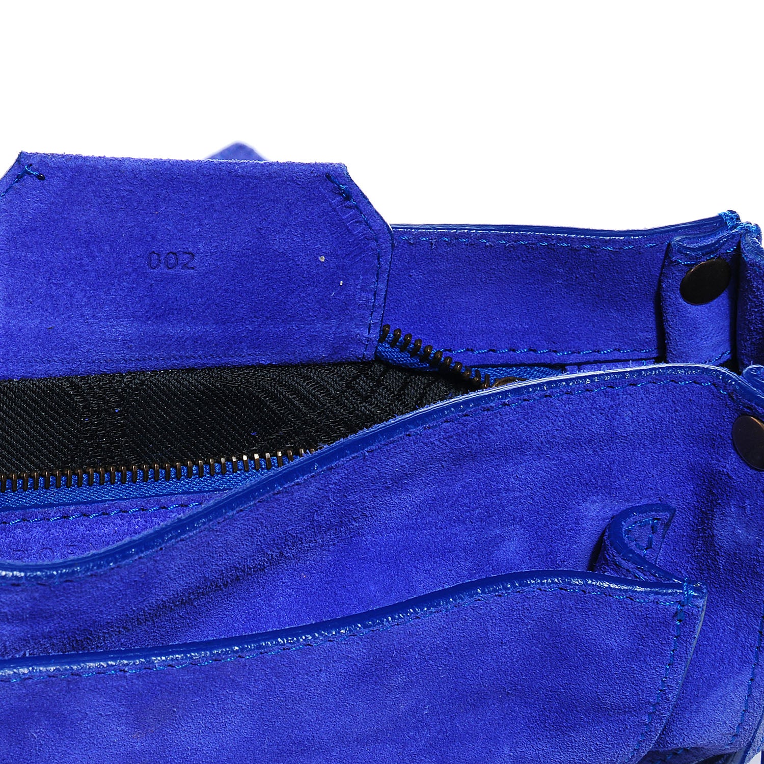 Proenza Schouler Suede PS1 Mini Pouch Messenger Bag Cobalt 7 of 12