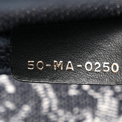 Christian Dior Canvas Embroidered Tie Dye Saddle Bag Blue Multicolor 7 of 12