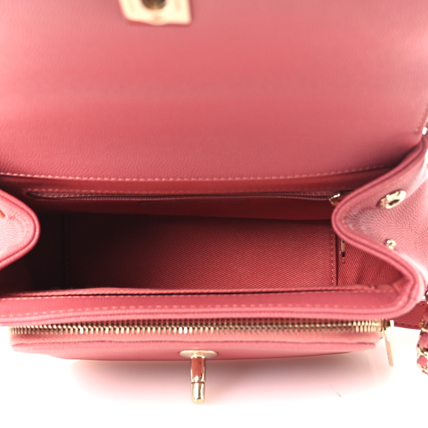 Chanel Caviar Quilted Small Business Affinity Flap Pink 5 of 10