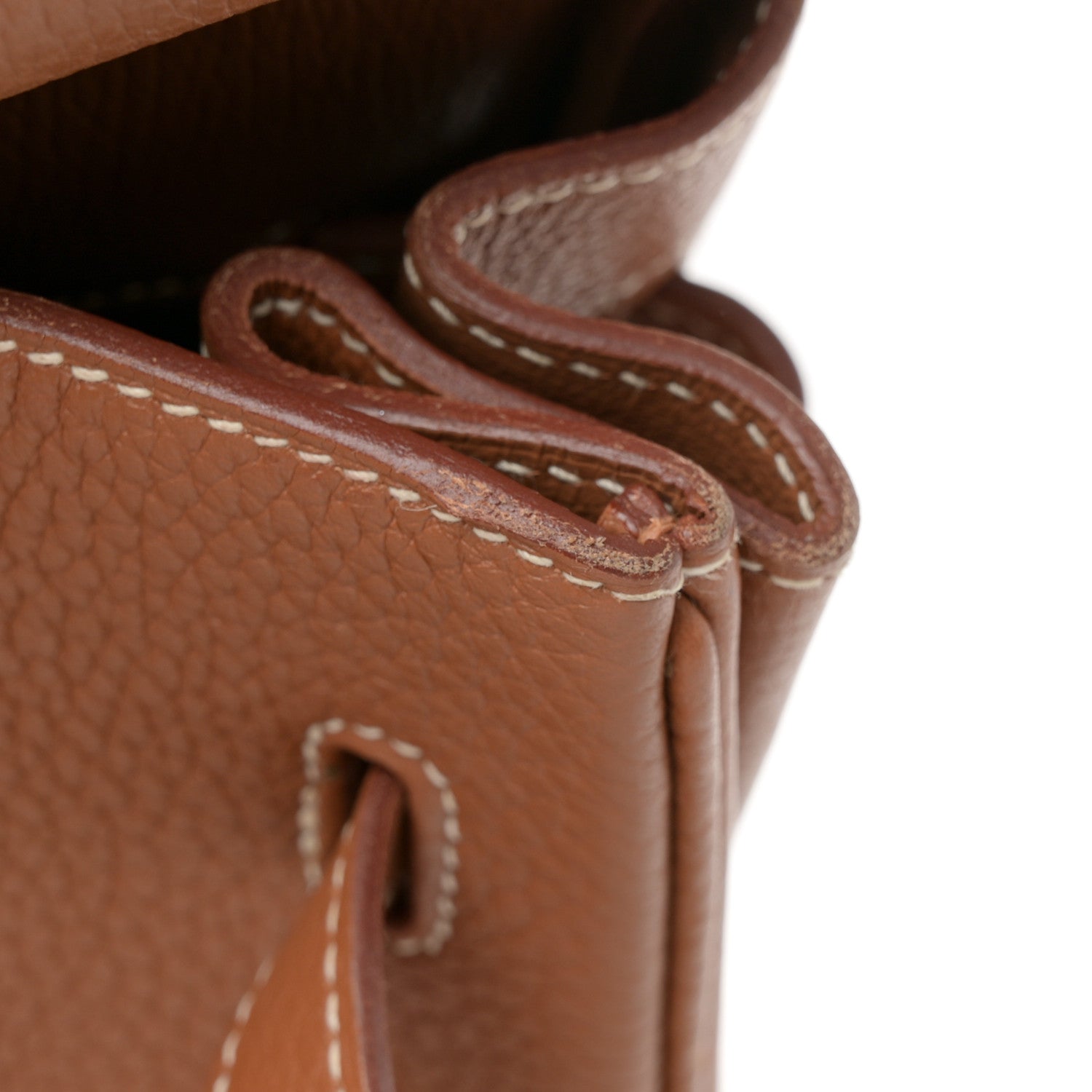 Hermes Taurillon Clemence Birkin 35 Gold 11 of 13