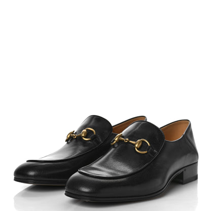 Gucci Goatskin Mens Horsebit Loafers 7 Black 4 of 11