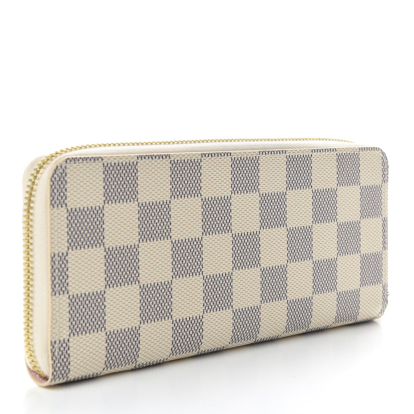 Damier Azur Clemence Wallet Rose Ballerine