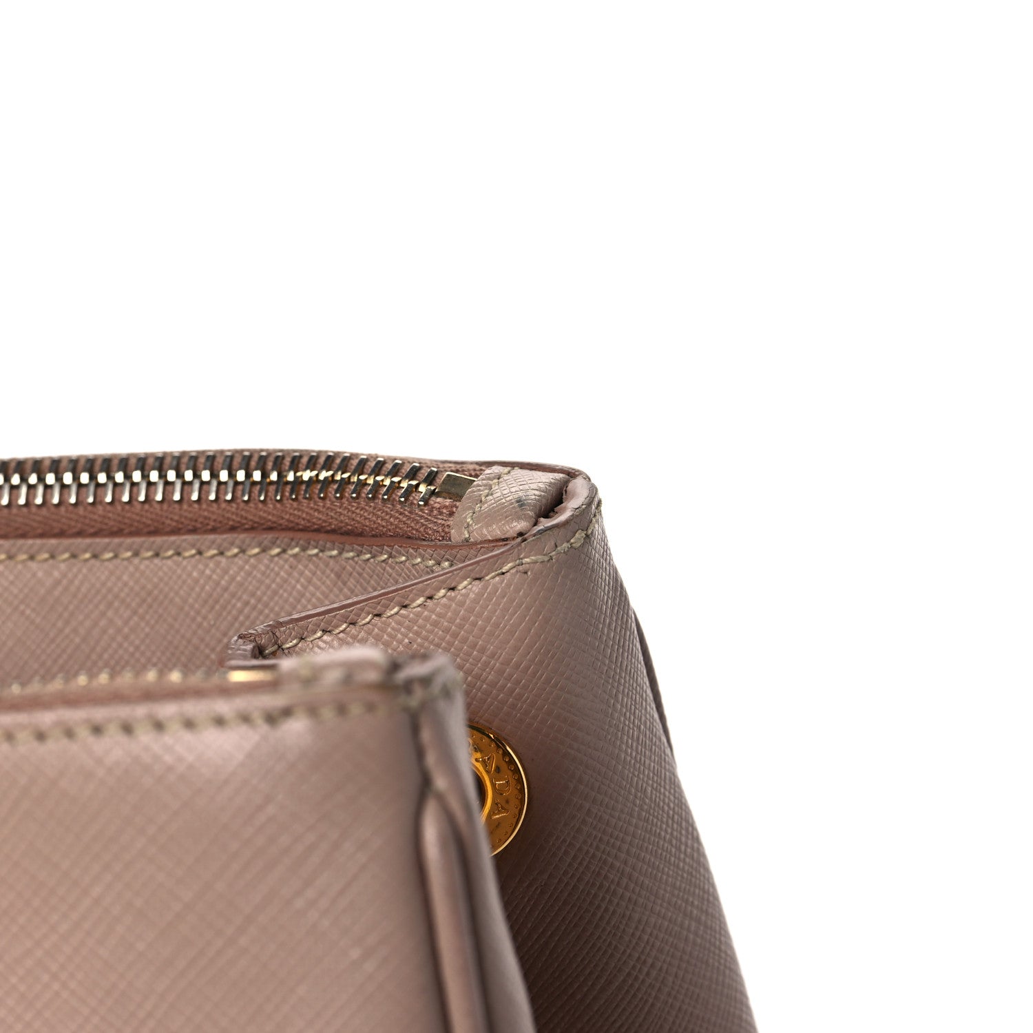 Prada Saffiano Small Galleria Double Zip Tote Cammeo 15 of 17