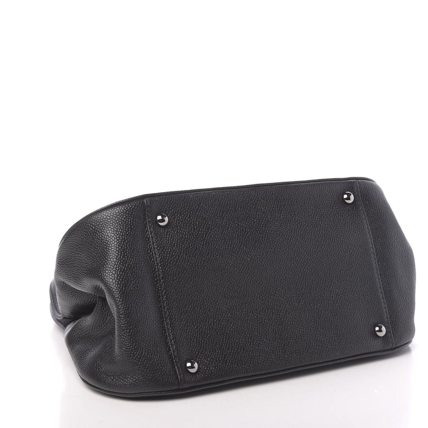 Caviar Quilted Small Mademoiselle Flap Bag Black