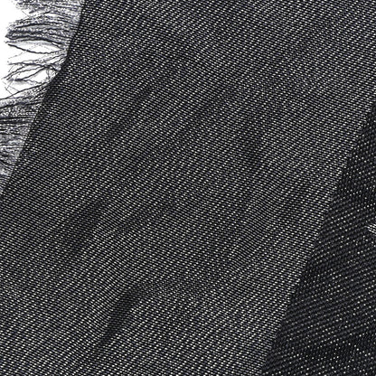 Louis Vuitton Silk Lurex Wool Monogram Shine Shawl Black 5 of 10