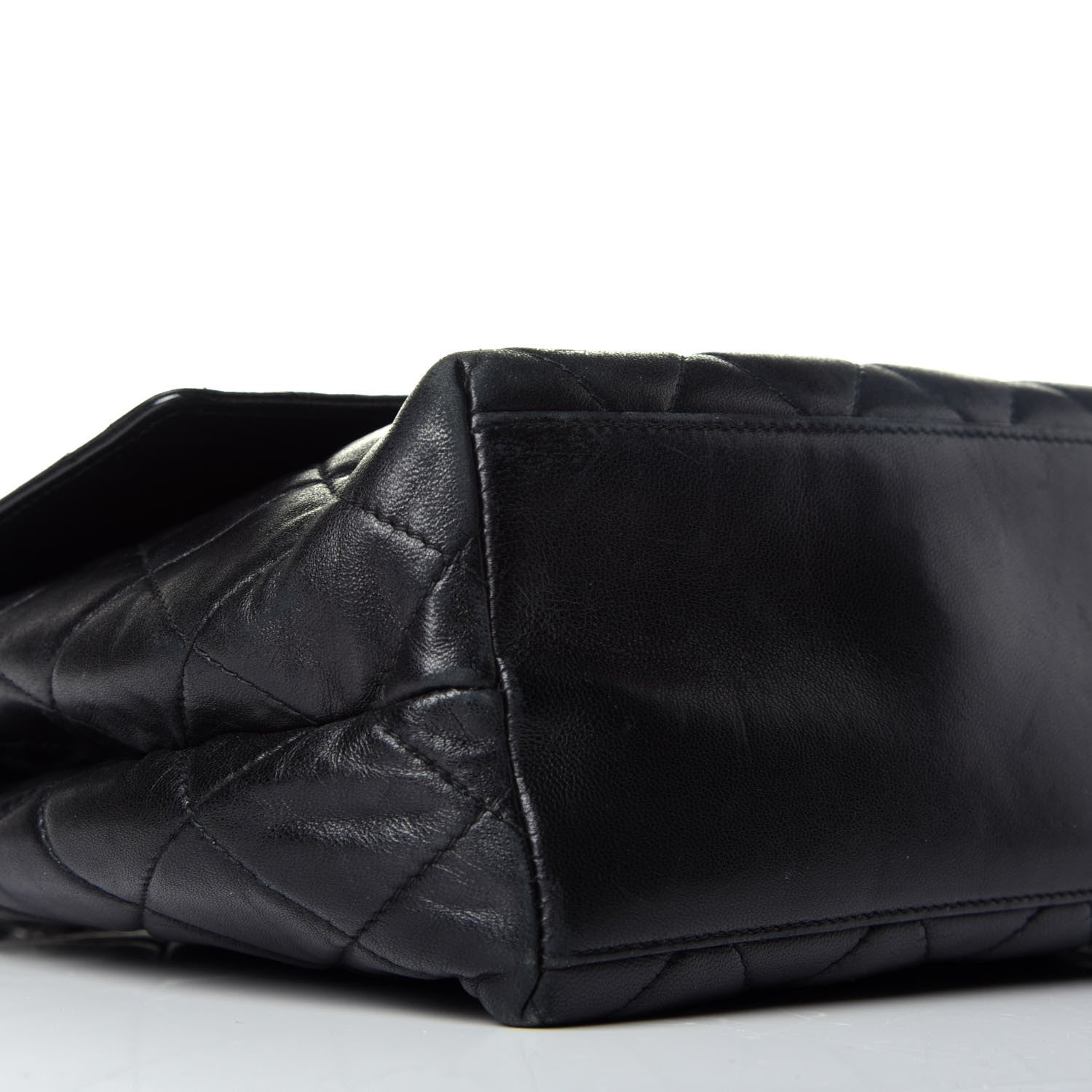 Chanel Lambskin Quilted Medium Braided Single Flap Black 8 of 9