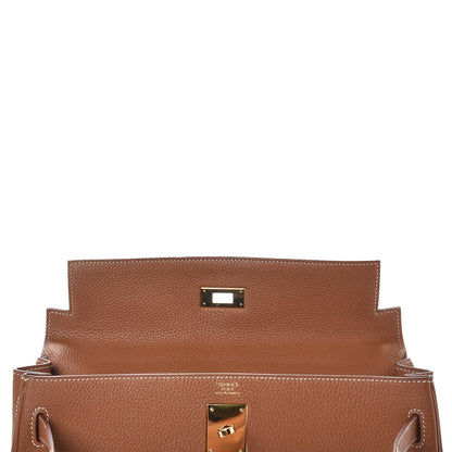 Hermes Togo Kelly Retourne 32 Gold 23 of 37