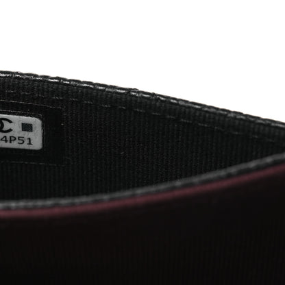 Chanel Caviar Quilted Flap Card Holder Black 7 of 8