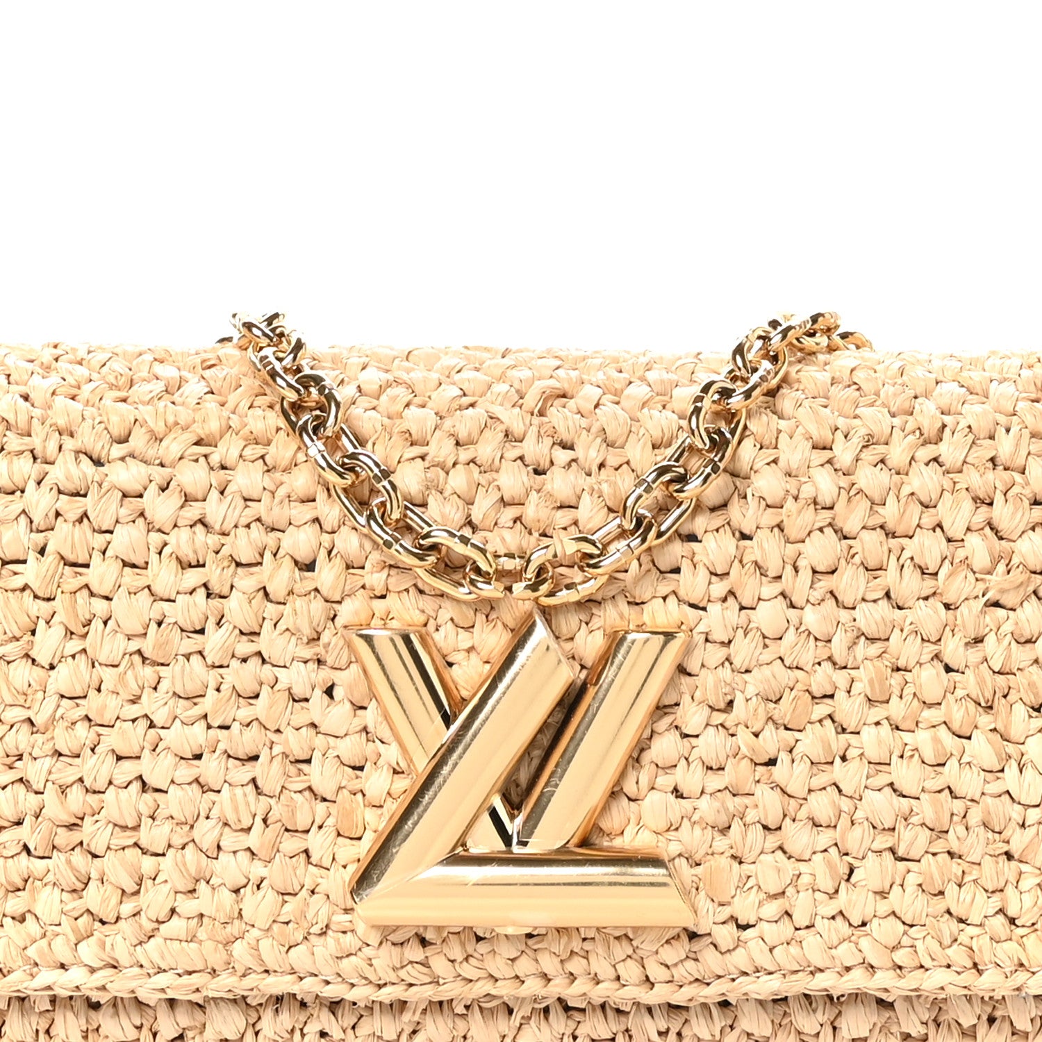 Louis Vuitton Raffia By The Pool Twist West Natural 8 of 10