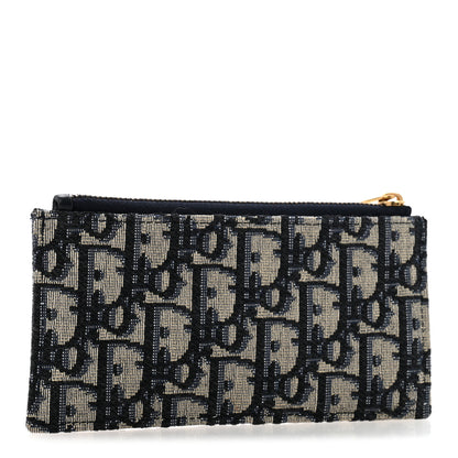 Christian Dior Oblique Dior Pouch Navy Blue 3 of 8