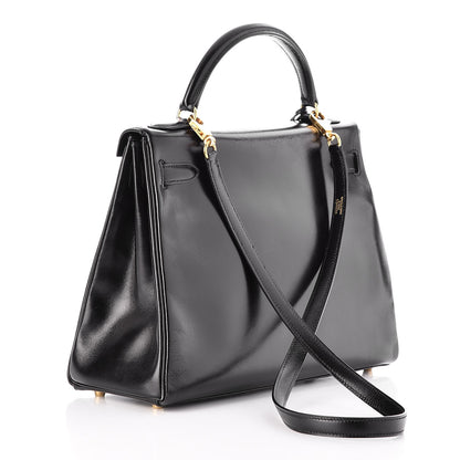 Hermes Box Kelly Retourne 32 Black 4 of 35