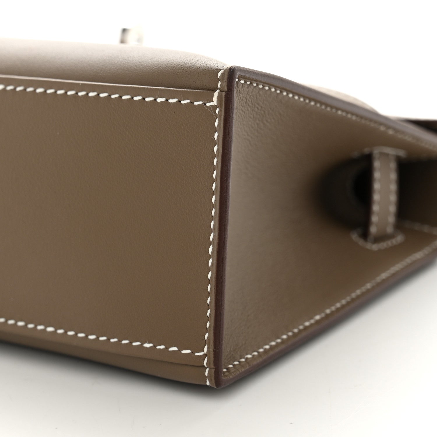 Hermes Swift Kelly Pochette Clutch Etoupe 9 of 10