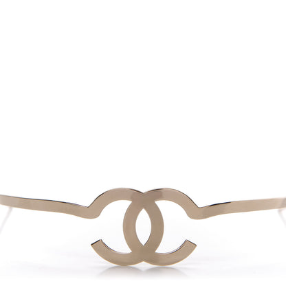 Chanel Metal CC Headband Light Gold 3 of 7
