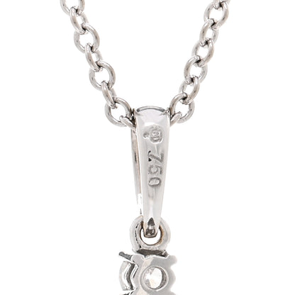 Mikimoto 18K White Gold Diamond Black South Sea Pearl 9mm Pendant Necklace 4 of 4