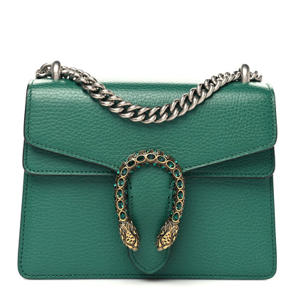 Gucci Calfskin Mini Dionysus Shoulder Bag Emerald 1 of 13