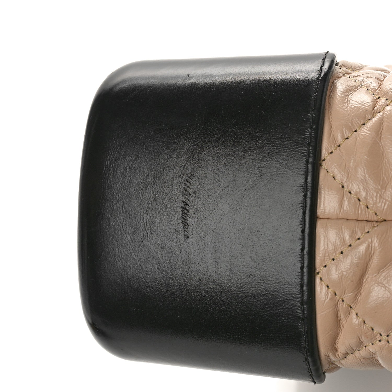 Chanel Aged Calfskin Quilted Medium Gabrielle Hobo Beige Black 10 of 10