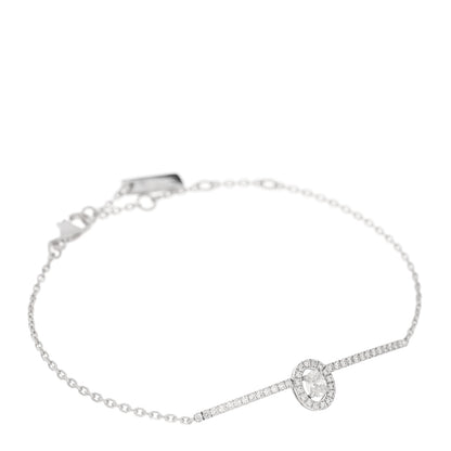 Messika 18K White Gold Diamond Glam'Azone Pave Bracelet 1 of 4