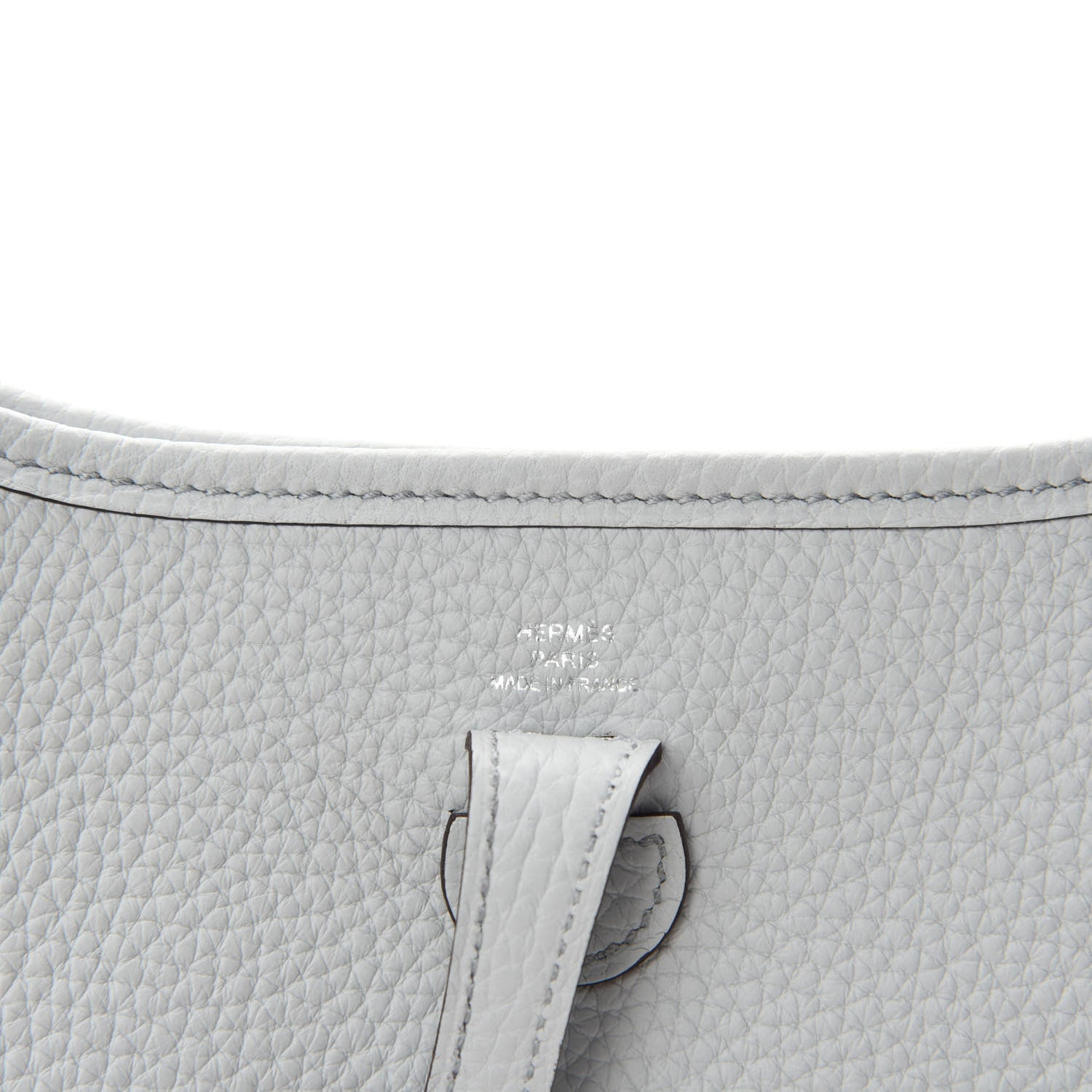Hermes Taurillon Clemence Amazone Evelyne TPM Gris Perle Etain 8 of 11