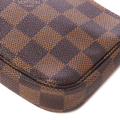 Louis Vuitton Damier Ebene Complice Trunks and Bags Mini Pochette Accessories Red 5 of 9