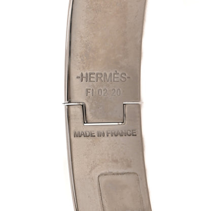 Hermes Enamel Narrow Clic Clac H Bracelet Pannacotta 4 of 6